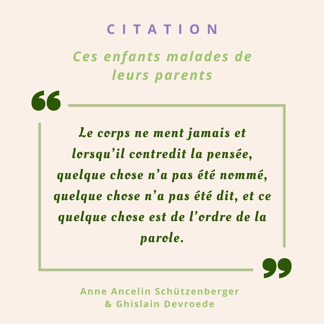 Livre Ces enfants malades de leurs parents - citation (4) - troubles digestifs fonctionnels