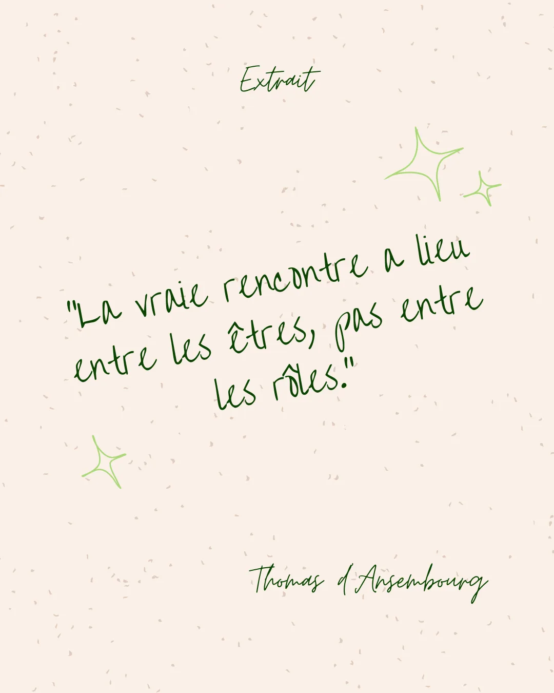 Cessez d'être gentil, soyez vrai - extrait 2 Cessez d'être gentil, soyez vrai - extrait 2
